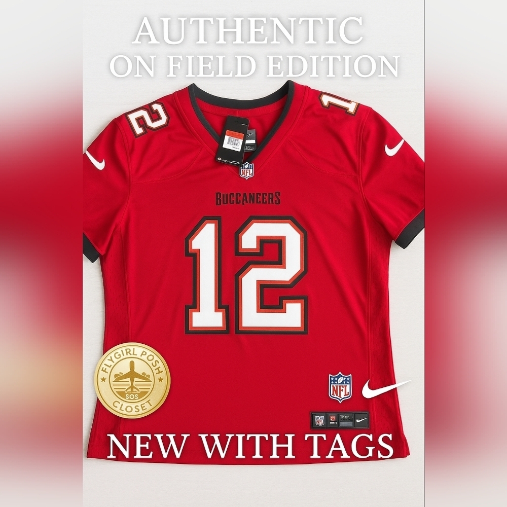 🏈 Nike On Field Women’s Tampa Bay Buccaneers Tom Brady Jersey – Size L